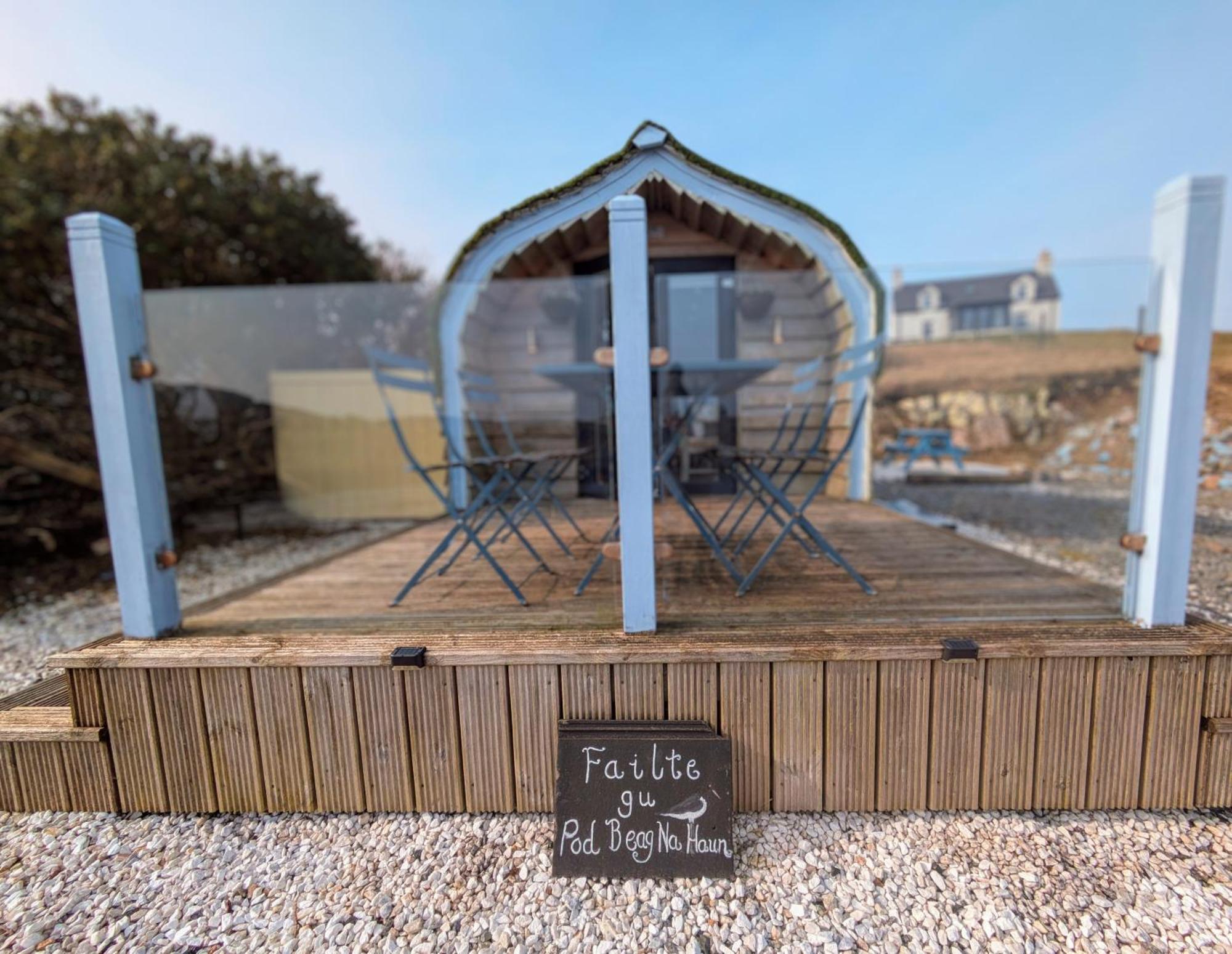 Glamping Pod For 2 Pod Beag Na Haun Eriskay Villa Buitenkant foto